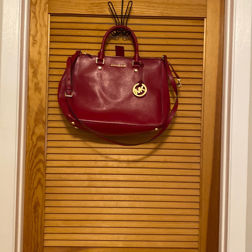Michael Kors red bag